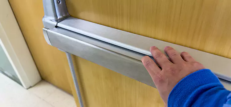 Installing a Push Bar on a Door Ontario